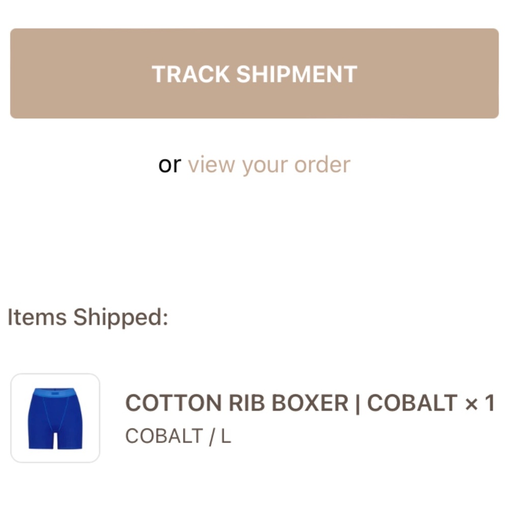 SKIMS Cobalt limited edition NEW NEVER OPENED LARGE